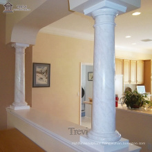 Hot Selling Solid Garden Creative Natural Marble Round Column for Sale